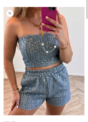 Livia fé glitter tube top, marque: livia fé, état: Neuf avec étiquette, taille: M / 38 / 10, 30,00 €, 32,20 € Protection acheteurs incluse
