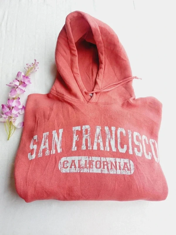 Sweat à capuche San Fransisco California Taille S - photo numéro 12