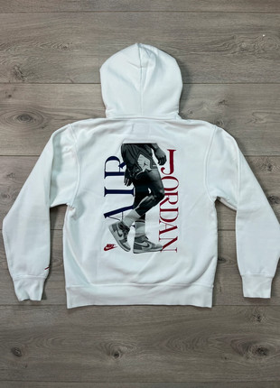 Pull/Sweat à capuche Air Jordan Nike - blanc - Taille S, marque: Nike, état: Très bon état, taille: S, 39,00 €, 41,65 € Protection acheteurs incluse