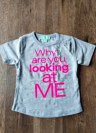 T-shirt grijs, marque: FUNKY XS, état: Neuf sans étiquette, taille: 3-6 mois / 62 cm, 1,00 €, 1,75 € Protection acheteurs incluse