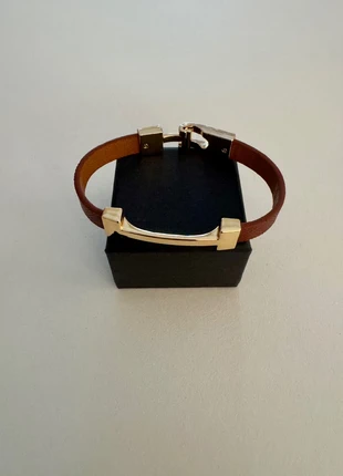 Bracelet marron et doré – style moderne et épuré, zustand: Sehr gut, 13,90 €, 15,30 € inklusive Vinted-Käuferschutz