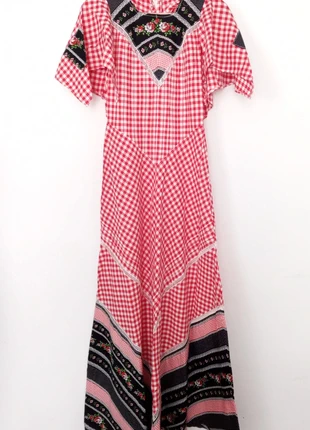 Robe longue vichy , marke: Vintage, zustand: Sehr gut, größe: S / 36 / 8, 35,00 €, 37,45 € beinhaltet Vinted-Käuferschutz Pro