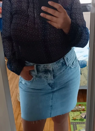 Jupe jeans denim, merk: Mavi, staat: Nieuw met prijskaartje, maat: L / 40 / 12, € 16,00, € 17,50 inclusief Kopersbescherming