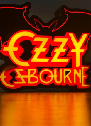 Ozzy osbourne LED lightbox - 3d printed, brand: NO LABEL, condition: New without tags, £18.00, £19.60 includes Buyer Protection Pro