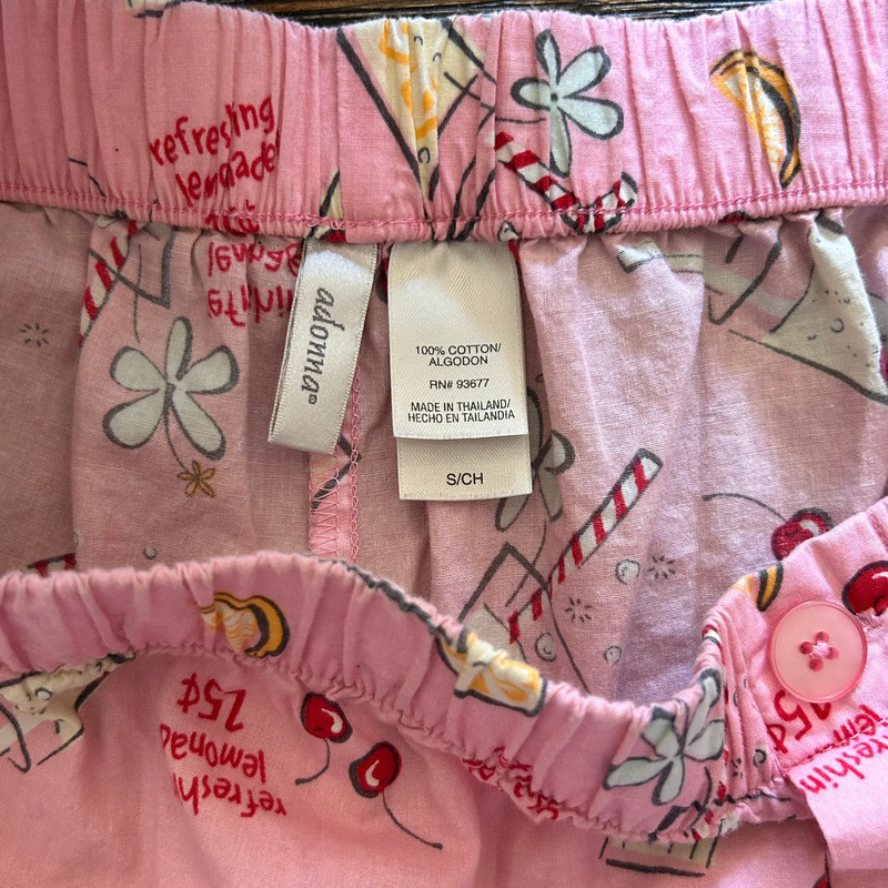 Cutest pink boxer shorts cotton pattern shorts Adonna 5