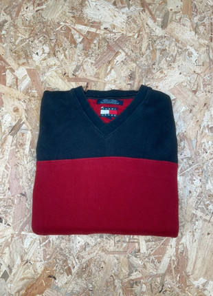 Sweat Tommy Hilfiger Col V Rouge, marque: Tommy Hilfiger, état: Très bon état, taille: L, 12,99 €, 14,34 € Protection acheteurs (Pro) incluse