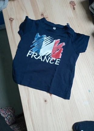 T-shirt France 24 mois, marque: Inconnu, état: Très bon état, taille: 24-36 mois / 92 cm, 1,00 €, 1,75 € Protection acheteurs incluse
