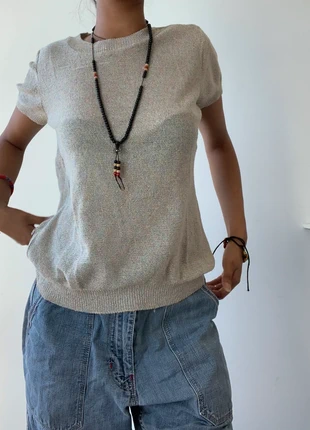 Tee-shirt à paillettes – Taille S, état: Très bon état, taille: S / 36 / 8, 2,00 €, 2,80 € Protection acheteurs incluse