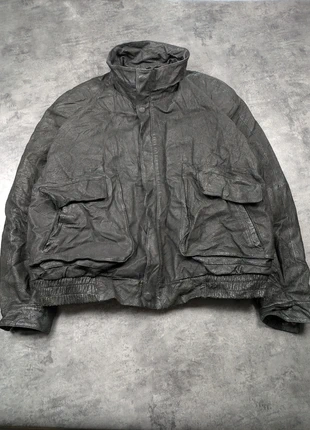 Veste en cuir Pelle Cuir noir crop made in Korea - size XL, marke: Vintage Dressing, zustand: Sehr gut, größe: XL, 29,90 €, 32,10 € inklusive Vinted-Käuferschutz