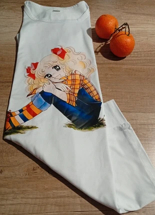 Magnifique Tee-shirt blanc, T-shirt Vintage Femme Candy taille M, marque: candy vintage, état: Très bon état, taille: M / 38 / 10, 14,00 €, 15,40 € Protection acheteurs incluse