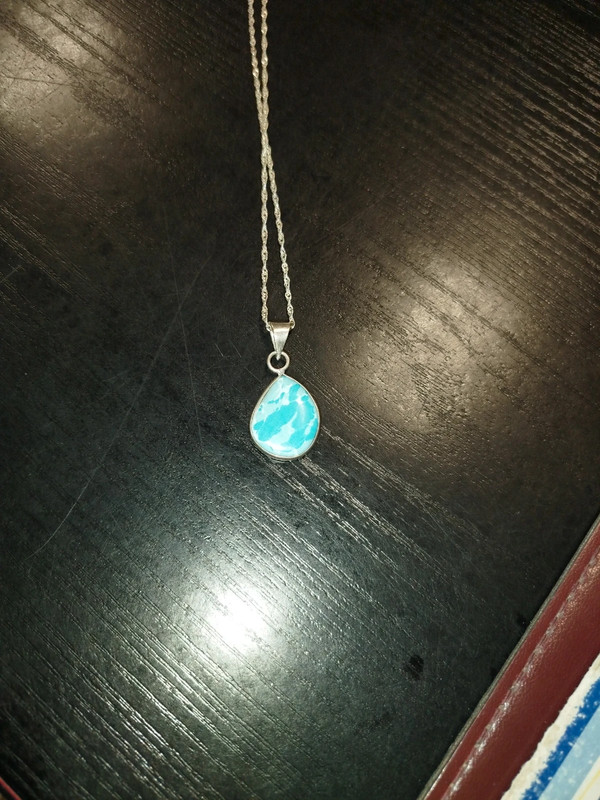 Pendentif larimar 2