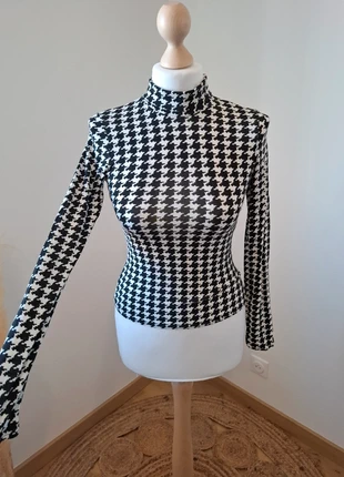 Sous-pull à imprimé Pied de poule Etam taille S 36, marke: Etam, zustand: Sehr gut, größe: S / 36 / 8, 5,00 €, 5,95 € beinhaltet Vinted-Käuferschutz Pro