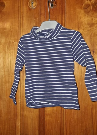 Sous pull rayé blanc et bleu verbaudet 18 mois, marque: Vertbaudet, état: Bon état, taille: 18-24 mois / 86 cm, 1,50 €, 2,28 € Protection acheteurs incluse