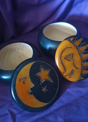 Due portagioie Sole e Luna, brand: Vintage, condizioni: Ottime, €15.00, €16.45 include la Protezione acquisti