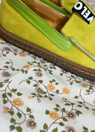 Statement Style: Lime Luxe Suede Slip-Ons, brand: Love, condition: Very good, size: 8, £10.00, £11.20 includes Buyer Protection