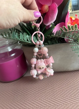 Bagcharm porte clé labubu rose, marca: labubu, estado: Novo sem etiquetas, €7.50, €8.58 inclui Proteção do Comprador