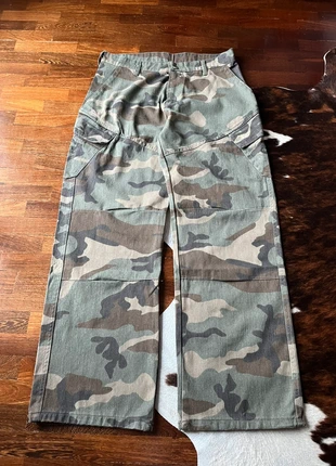 Baggy army/military pants woodland Camo similar to "Joshua Jamal" and "PDF Channel", marque: y2k, état: Neuf sans étiquette, taille: M, 50,00 €, 53,20 € Protection acheteurs (Pro) incluse