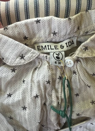 Emile & Ida sterrenblouse, merk: Emile et Ida, staat: Nieuw met prijskaartje, maat: 3-6 maanden / 62 cm, € 15,00, € 16,45 inclusief Kopersbescherming