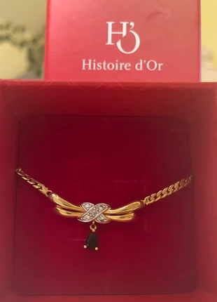 Collier Vergoldet mit Saphir collier plaque or collana placcato oro, marke: histoire d'or, zustand: Neu, 50,00 €, 53,20 € inklusive Vinted-Käuferschutz