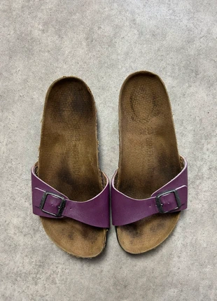 Sandales Birkenstock Madrid violette 38, marca: Birkenstock, estado: Muito bom, tamanho: 38, €15.00, €16.45 inclui Proteção do Comprador