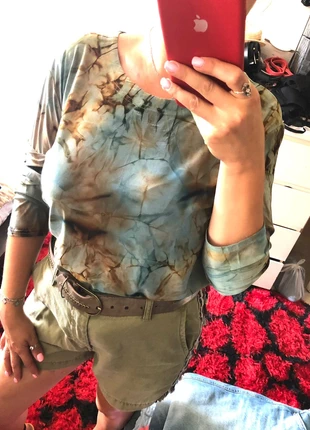 Blouse imprimée, condition: Very good, size: XL / 42 / 14, €14.00, €15.40 includes Buyer Protection