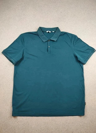 Polo manches courtes Calvin Klein | Bleu canard uni | L Homme | 100% coton, brand: Calvin Klein, condition: Very good, size: L, €14.00, €15.40 includes Buyer Protection Pro