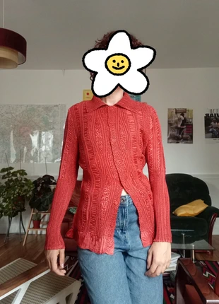 Chemise ocre froncée, marke: Laetitia Star, zustand: Sehr gut, größe: S / 36 / 8, 5,00 €, 5,95 € inklusive Vinted-Käuferschutz