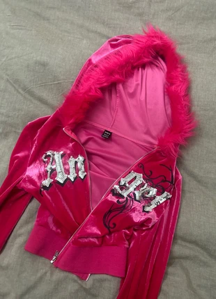 felpa in ciniglia con cappuccio con pelo y2k, marke: Shein, zustand: Neu, größe: S / 36 / 8, 8,50 €, 9,63 € inklusive Vinted-Käuferschutz