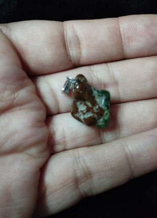 Pendentif chrysoprase brut, marca: Pierre, estado: Muito bom, €2.00, €2.80 inclui Proteção do Comprador