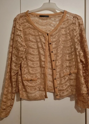 Cardigan aus Spitze, transparent , merk: Atmosphere, staat: Heel goed, maat: S / 36 / 8, € 1,00, € 1,75 inclusief Kopersbescherming