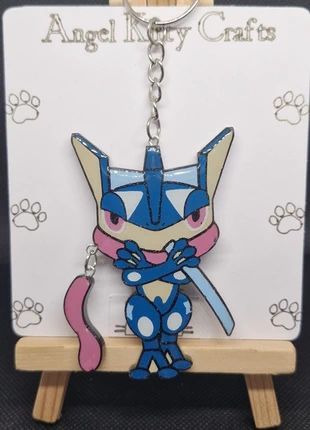 Greninja Pokemon dangle Tail keychain, brand: Angel Kitty Crafts, condition: New without tags, £12.50, £13.83 includes Buyer Protection