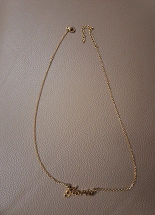 Gouden ketting met naam Gloria, marque: Gloria, état: Neuf sans étiquette, 2,00 €, 2,80 € Protection acheteurs incluse