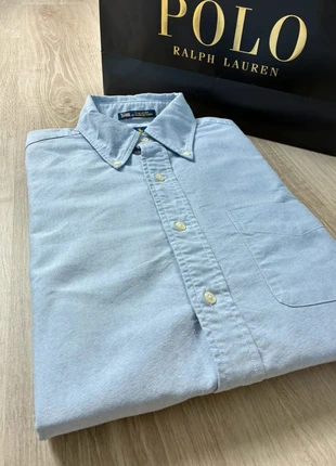 Chemise unie manche longue Ralph Lauren bleu taille S, marke: Ralph Lauren, zustand: Sehr gut, größe: S, 24,50 €, 26,43 € beinhaltet Vinted-Käuferschutz Pro