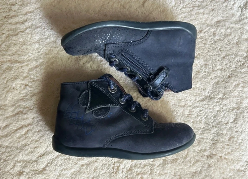 Chaussures Kickers fille 24 bleu marine - photo numéro 3
