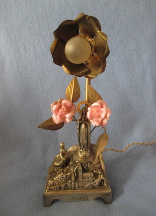 Lampe veilleuse musicale ancienne souvenir de Lourdes - Christianisme, brand: Lourdes, condition: Very good, €28.00, €30.10 includes Buyer Protection
