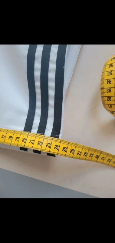 Trackpant jean pantalon adidas vintage blanc large - photo numéro 10
