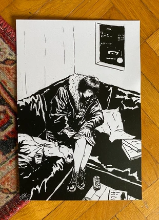Impression d'art grunge, marque: Alternative, état: Neuf sans étiquette, 5,00 €, 5,95 € Protection acheteurs incluse