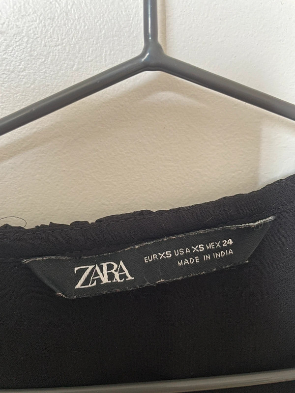 Blouse noire Zara 2