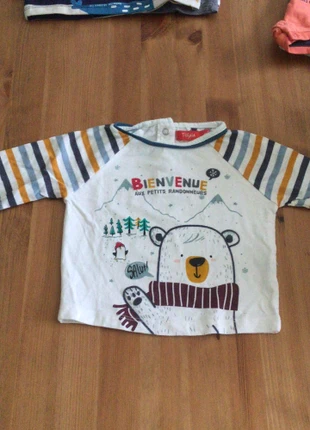 2 Tee-shirt MC, brand: Du Pareil au Même, condition: Very good, size: 3-6 months / 62 cm, €1.50, €2.28 includes Buyer Protection