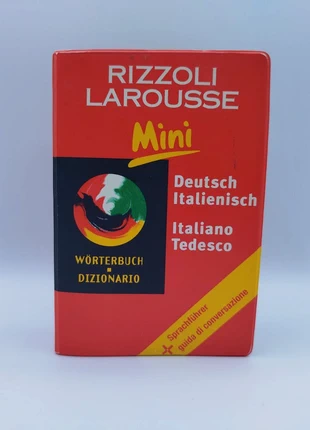Mini dizionario Italiano Tedesco Rizzoli Larousse, merk: Rizzoli, staat: Veelgebruikt, € 2,00, € 2,80 inclusief Kopersbescherming