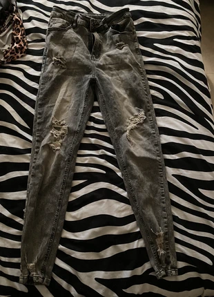 Tejanos efecto desgastado, marca: Shein, estado: Muy bueno, tamaño: M / 38 / 10, 5,00 €, 5,95 € Protección al comprador incluida