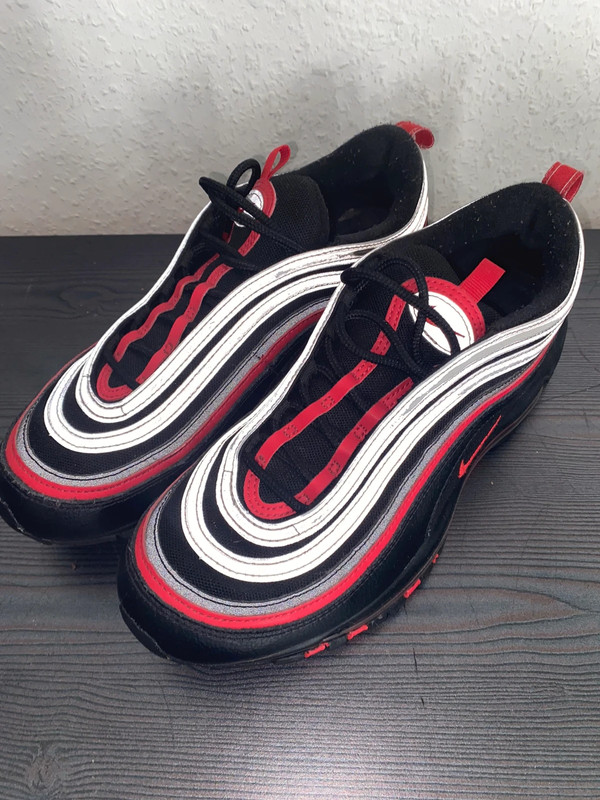 Nike air max 97 2024 black university red reflective