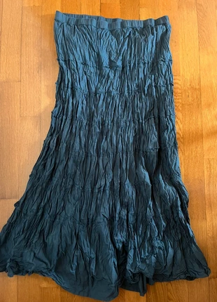 Gonna blu in cotone tessuto stropicciato sisley - flash sale, marke: Sisley, zustand: Sehr gut, größe: L / 40 / 12, 10,00 €, 11,20 € inklusive Vinted-Käuferschutz