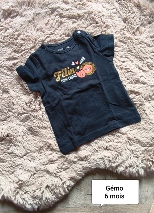 Tee-shirt, brand: Gémo, condition: Good, size: 6-9 months / 68 cm, €2.00, €2.80 includes Buyer Protection