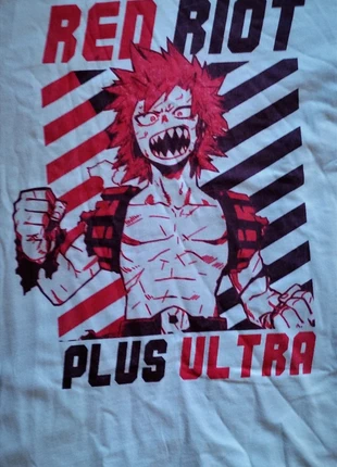 Camiseta del Héroe Red Riot (Ejiro Kirishima) BNHA, marque: Marca, état: Très bon état, taille: XL, 5,50 €, 6,48 € Protection acheteurs incluse