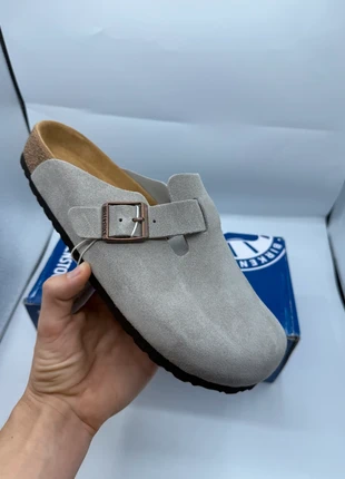 Birkenstock – Boston (Grey Suede), brand: Birkenstock, condition: New without tags, size: 8.5, £69.99, £74.19 includes Buyer Protection