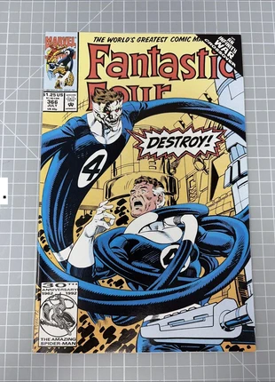 Vintage Bronze Age Marvel Comics Fantastic Four Volume 1 #366, condition: Very good, £3.50, £4.08 includes Buyer Protection Pro