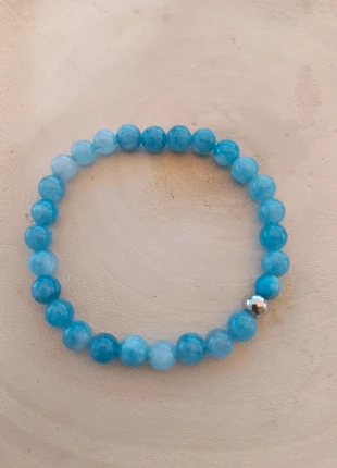 Bracelet en pierre d'apatite, merk: créa 'Dolce, staat: Nieuw zonder prijskaartje, € 9,90, € 11,10 inclusief Kopersbescherming
