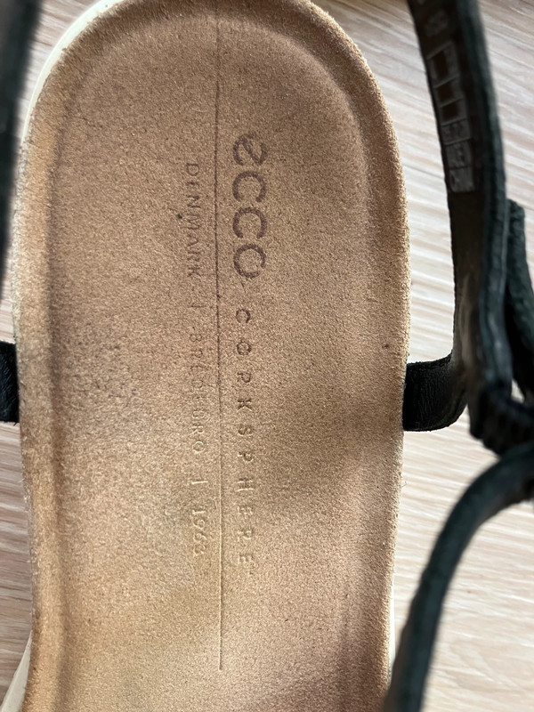 Ecco Corksphere sandal leather size 40 3
