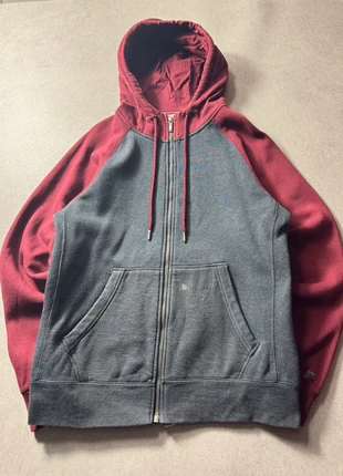Hoodie pull à capuche zip Russel Athletic USA vintage gris bordeaux– Taille S Oversize (Unisexe), marca: Russel Athletic, estado: Bueno, tamaño: S, 15,00 €, 16,45 € Protección al comprador Pro incluida